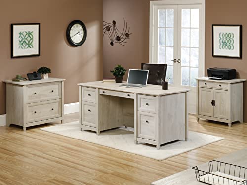 Sauder Edge Water Lateral File, Chalked Chestnut Finish