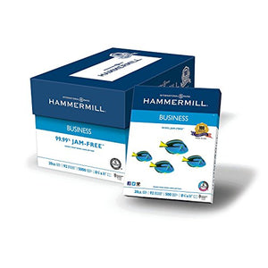 Hammermill Business Copy Paper, 20lb, 92 Bright, 8 1/2" x 11", 10 Ream Case (pack of 2)