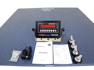 Selleton Certified Industrial Floor Scales OP-916 NTEP(24" x 24" (5000 lbs x 1 lb))