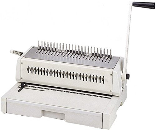 Tamerica TCC242 DuraBind Comb Binding Machine, 15 Sheets Max. Punch Capacity, 425 Sheets Max. Bind Capacity, 2" Max. Comb Diameter, 14" with Open Throat Max. Punch Length