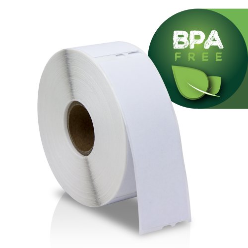 OfficeSmartLabels 1-1/8" x 3-1/2" Address Labels, Compatible with 30252 (100 Rolls - 350 Labels Per Roll)