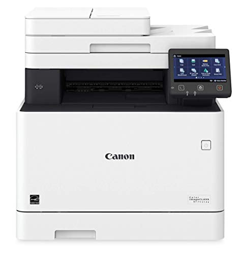 Canon Color imageCLASS MF741Cdw - Multifunction, Wireless, Mobile Ready, Duplex Laser Printer (Comes with 3 Year Limited Warranty), White, Mid Size, Amazon Dash Replenishment Ready