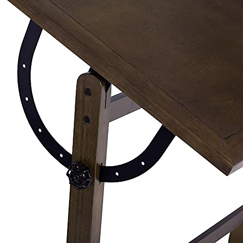 Vintage Wood Drafting Desk Table with Adjustable Tilting Top Supplies Adjustable Desk Craft Table Drafting Table Office Furniture Drawing Supplies Desk Drawing Table