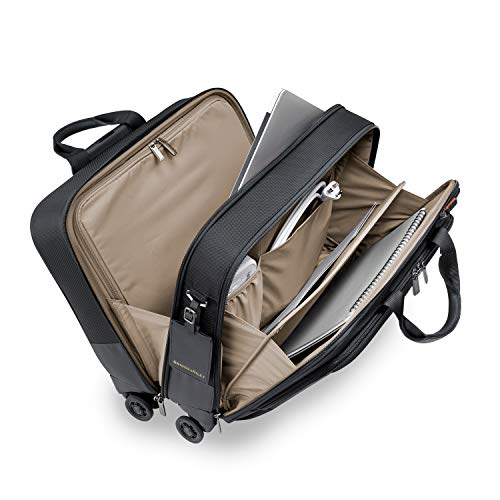 Briggs & Riley @ Work-Spinner Brief Rolling Briefcase, Black, Large