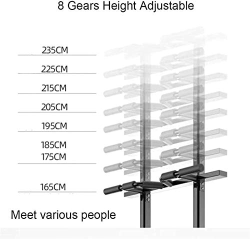 ZXNRTU Strength Training Equipment Strength Training Dip Stands Freestanding Dip Station Adjustable Pull-Up Bars Multifunction Power Tower Strength Training for Home Gym