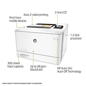 HP Laserjet Pro M452dn Color Printer, (CF389A) (Renewed)