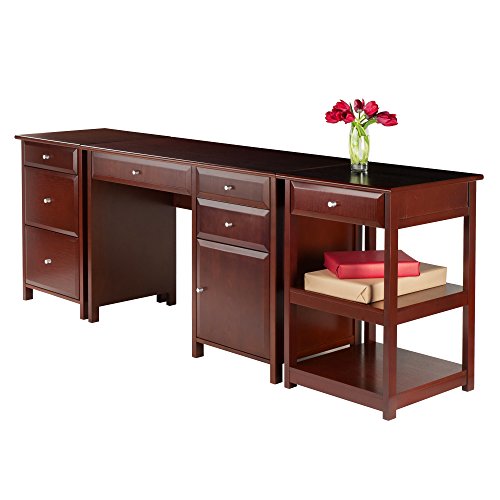 Winsome Wood Delta 3 Piece Home Office Set