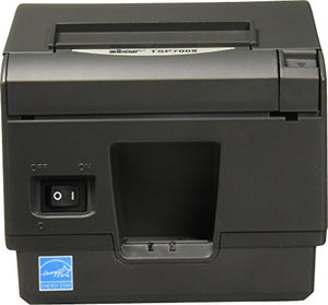 Star Micronics TSP743IIU USB Thermal Receipt Printer with Auto-cutter - Gray