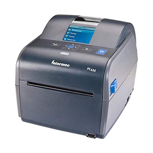 Honeywell PC43DA00100201 PC43d Direct Thermal Desktop Printer 203 dpi Display Adjustable Gap RTC Power Cord