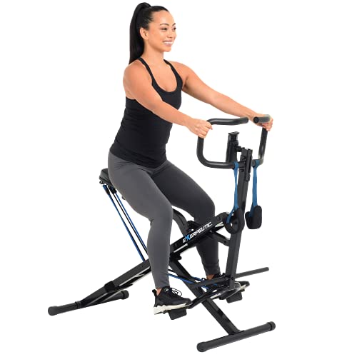 Exerpeutic TUG-N-Tight Squat Leverage Rowing Machine