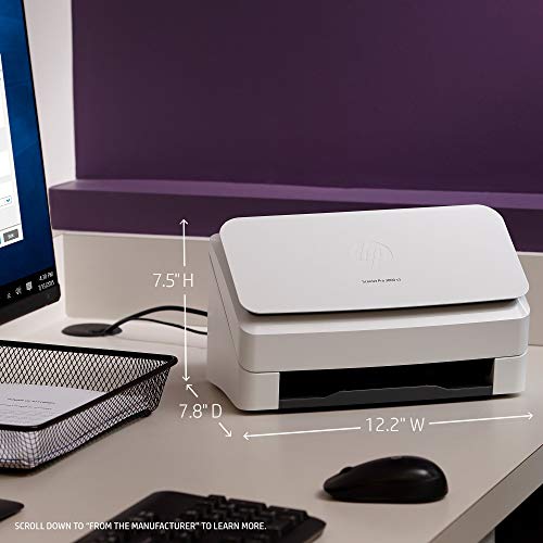 HP ScanJet Pro 3000 s3 Sheet-feed OCR Scanner (Renewed)