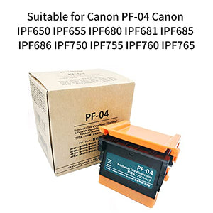 UTDKLPBXAQ Full Color Office Bank Printer Head Home Use Print Head Accessory Printer Replacement for Canon PF-04 Printer