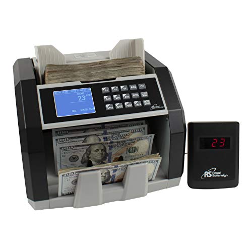 Royal Sovereign, RSIRBCED250, High Speed Currency Counter, 1 Each, Black,Silver