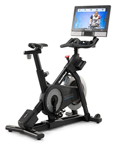 NordicTrack Commercial S22i Studio Cycle with 22” HD Touchscreen for Interactive Studio & Global Workouts, 30-Day iFIT Family Membership Included