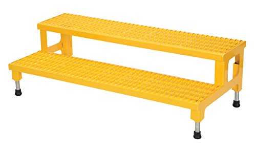 Vestil Adjustable Step Mate Stand, Steel, 48" Width, 24" Depth, 500 lbs Capacity
