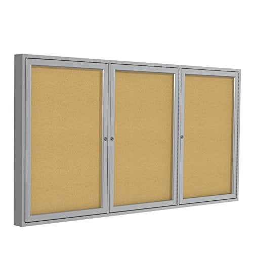 Enclosed Bulletin Board Size: 4' H x 8' W