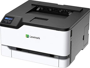 Lexmark C3224dw Color Laser Printer with Wireless Capabilities, Standard Two Sided Printing, Two Line LCD Screen with Full-Spectrum Security and Prints Up to 24 ppm (40N9000)