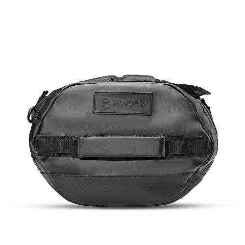 HEXAD Carryall Travel Duffel Bag - Includes Backpack Straps and Laptop Sleeve (Black, 60 L)