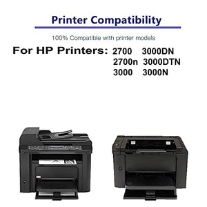 5-Pack (2BK+C+Y+M) Compatible High Yield 314A (Q7560A+ Q7561A+ Q7562A+ Q7563A) Laser Printer Toner Cartridge use for HP 3000DTN 3000N Printer