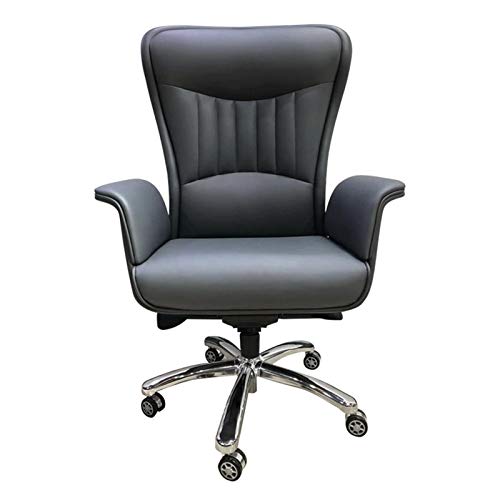 Executive Managerial Office Chair with PU Leather and Waist Support