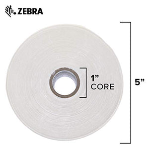 Zebra 4 x 2 in Thermal Transfer Polypropylene Labels PolyPro 3000T Permanent Adhesive Shipping Labels 1 in Core 4 rolls 10031649SP