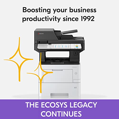 KYOCERA ECOSYS MA4500ifx Monochrome Laser Printer, 47 ppm, 1200 dpi, Gigabit Ethernet, 7" Touchscreen, 512 MB