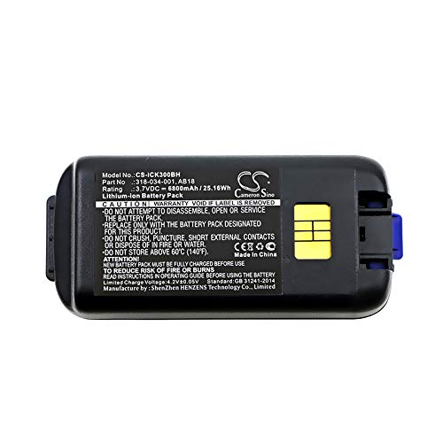 XSPLENDOR (5 Pack) Battery for INTERMEC CK3 Series - 318-033-001