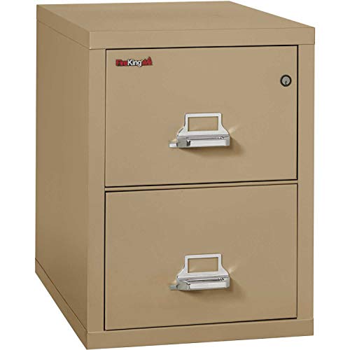 FireKing Fireproof 2 Drawer Vertical File Cabinet 2-1831C, Letter Size