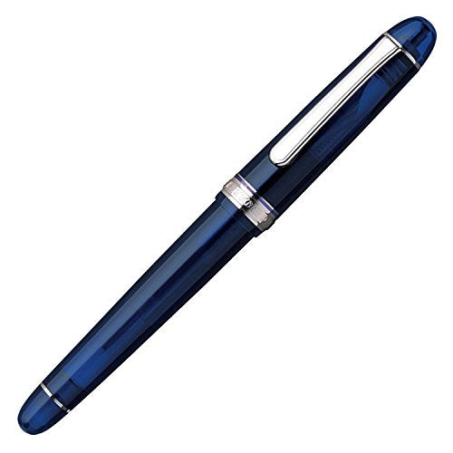 Platinum"#3776 CENTURY/Chartres Blue [Rhodium coating]" (nib : Fine)