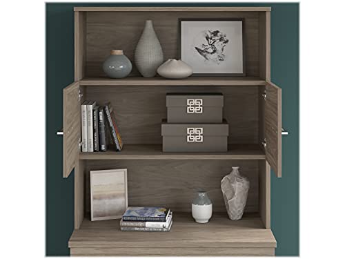 bbf Bush Business Furniture Office 500 2-Drawer Lateral File Cabinet, Locking, Letter/Legal, Modern Hickory