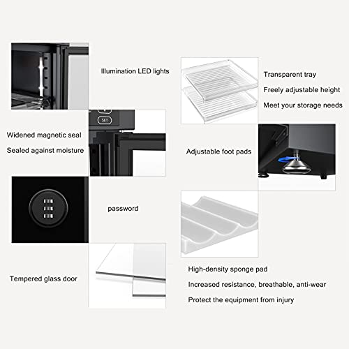 CLING 105L 4-Layer Camera Lens Dehumidifying Dry Cabinet