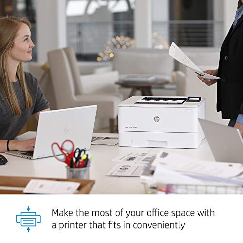 HP LaserJet Pro M404dn Monochrome Laser Printer with Built-In Ethernet & Double-Sided Printing (W1A53A) - Ethernet Only