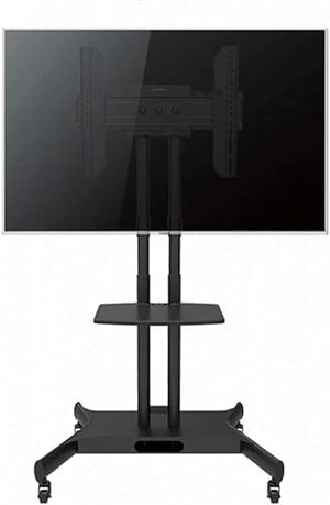 GaRcan Mobile TV Cart TV Floor Stand for 32-65" TVs with AV Shelf & Camera Holder