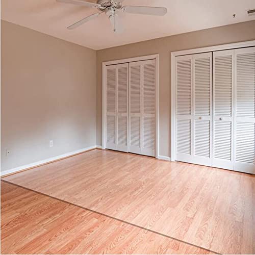 HOBBOY Clear Vinyl Runner Rug for Hard Floors, 1.5mm Thick, Waterproof - 60/80/100/120/140cm Wide