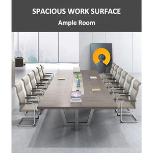 KAGUYASU Large Conference Table for Office Meeting Room (19.7FT)