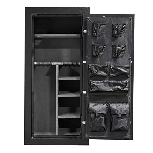 Second Amendment Fire Protection for 1 Hour B-Rated Safe for Weapon Firearms Like Shotgun, Rifle, Guns and Ammo with Mechanical Dial Combination Lock (59" H x 28" W x 20" D) (24 Rifle Slot)