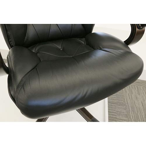 Standard Black Faux Leather Executive Chair - NBF Signature Series Kingston Collection