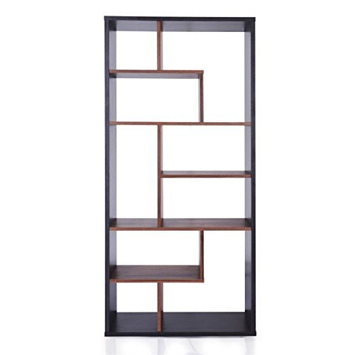 Acme Furniture Acme 92404 Chas Cube Bookcase in Espresso & Walnut