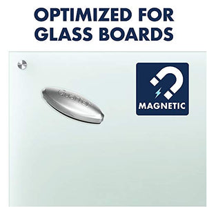 Quartet Glass Dry Erase Board, Whiteboard / White Board, Magnetic, 74" x 42", White Surface & Glass Whiteboard Eraser, Premium, Magnetic, 3-in-1, 6-1/2"x1-3/8", Silver (SFEB3)