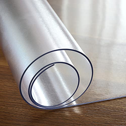 PVC Chair Floor Mat Home Office Protector for Hard Wood Floors, Carpet Protector Chair Mat, Desk Chair Mat for Carpet, Non-Slip Floor Protection Mat (100x120cm)