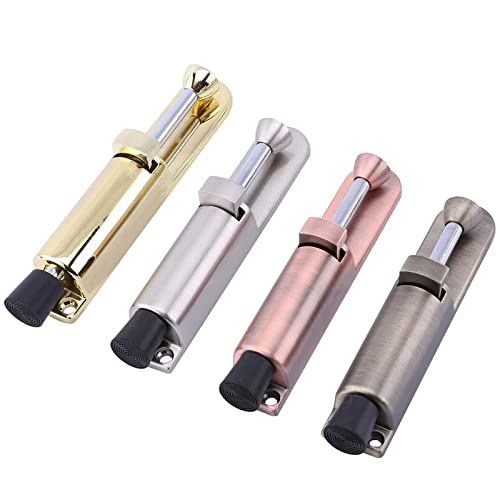 Stainless Steel Telescopic Door Stopper Silver Step-On Door Holder
