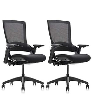 CLATINA Swivel Executive Office Chair with 3D Armrest and Lumbar Support