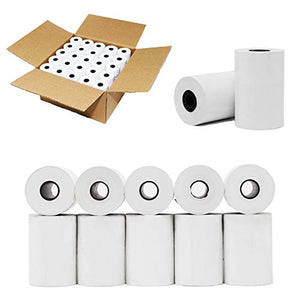 (1500 Rolls - 48 GSM) vx520 Special 2 1/4 x 75 thermal paper (2.25 inches x 75ft) Verifone VX520 Ingenico ICT220 ICT250 First Data FD400 Nurit 8000 8020 STP103 BPA Free