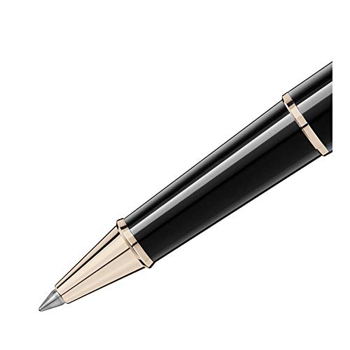 Montblanc Black Resin Meisterstueck Doue Geometry 118093 Rollerball Pen