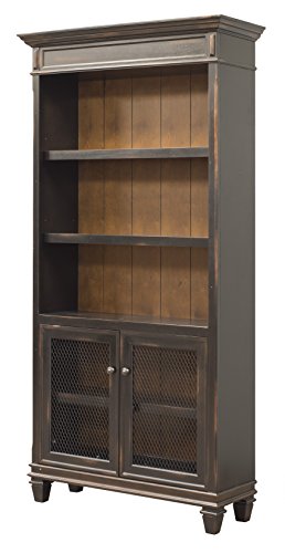 Martin Furniture Hartford Library Bookcase, Brown - Fully Assembled