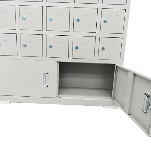 TECHTONGDA 40 Slots Cell Phone Storage Locker Cabinet with Door Locks and Keys