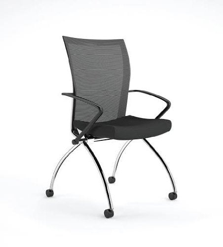 MLNTSH1BB - Mayline Valor Series High-Back Nesting Chair