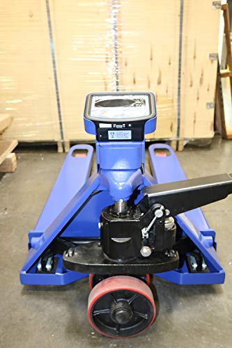 Prime USA Scales Pallet Jack Scale 5,000 lb Capacity 48"x27" Fork Size