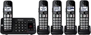 Panasonic Cordless Phone 5 Handsets with Answering Machine KX-TG3645B