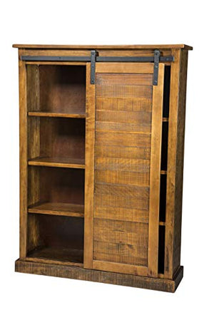 Sunny Designs Santa Fe Barn Door Bookcase